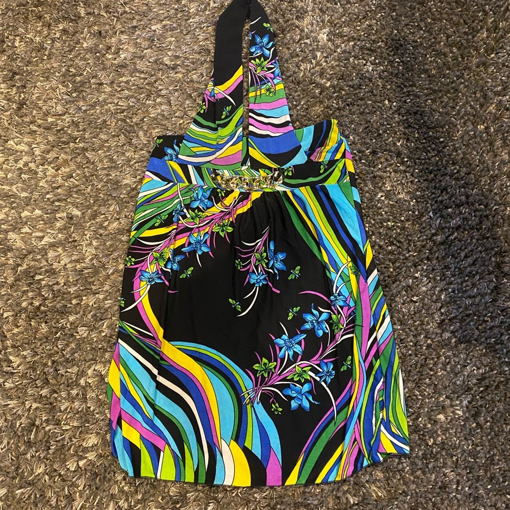 Women’s Boutique Silk Halter Dress